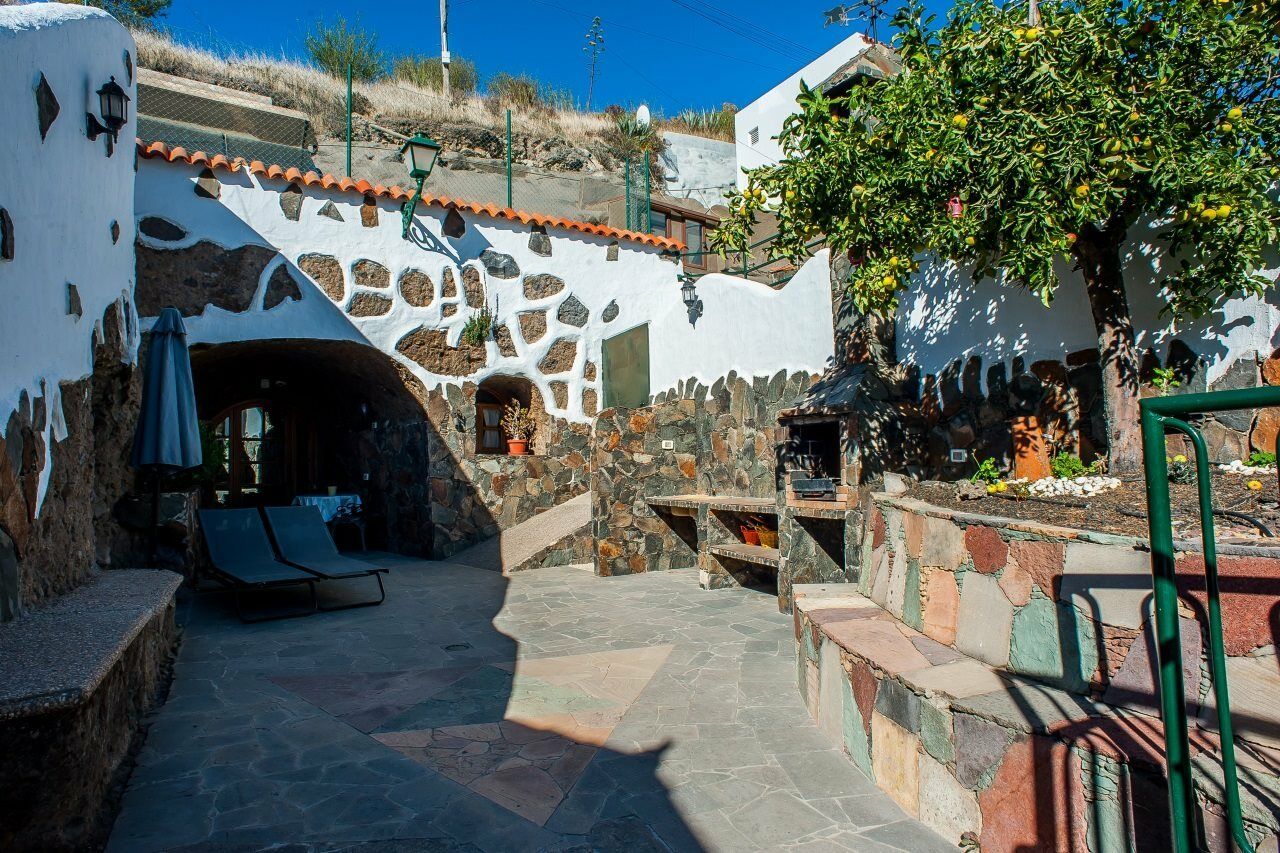 Casa Cueva El Mimo Guest House Artenara Exterior photo