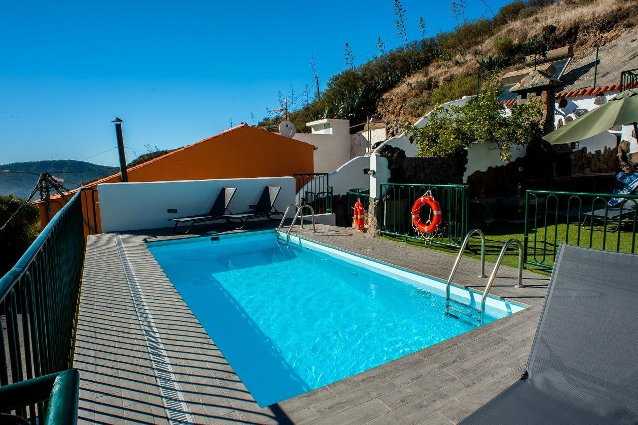 Casa Cueva El Mimo Guest House Artenara Exterior photo